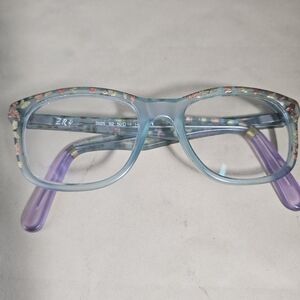 Women's Floral Blue and Purple Glasses‎